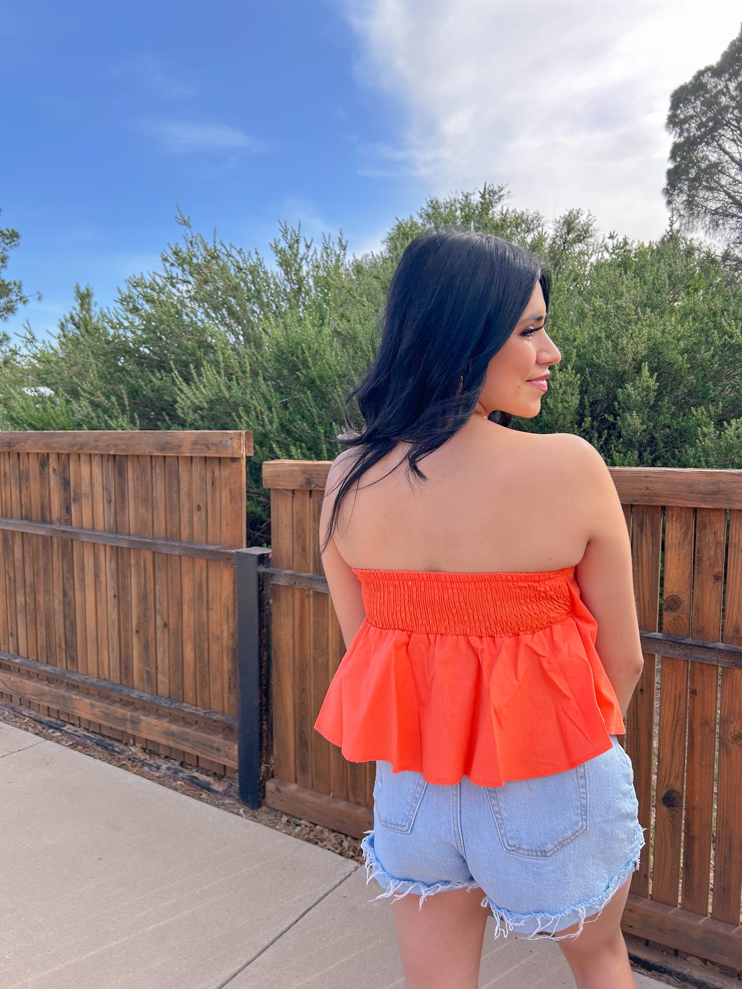 Tangerine Tube Top