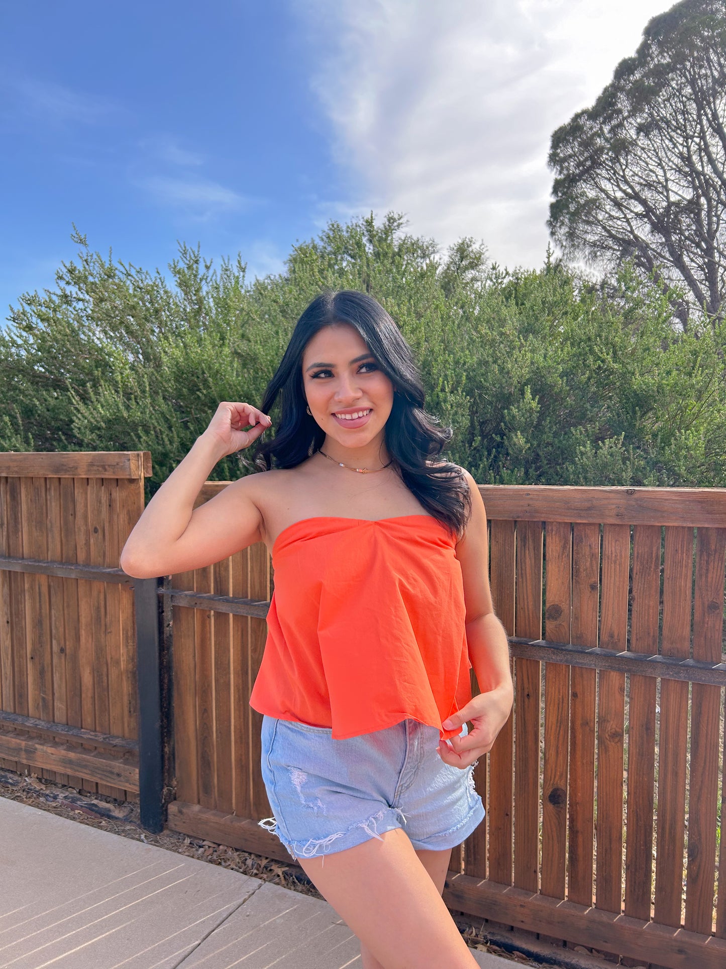 Tangerine Tube Top