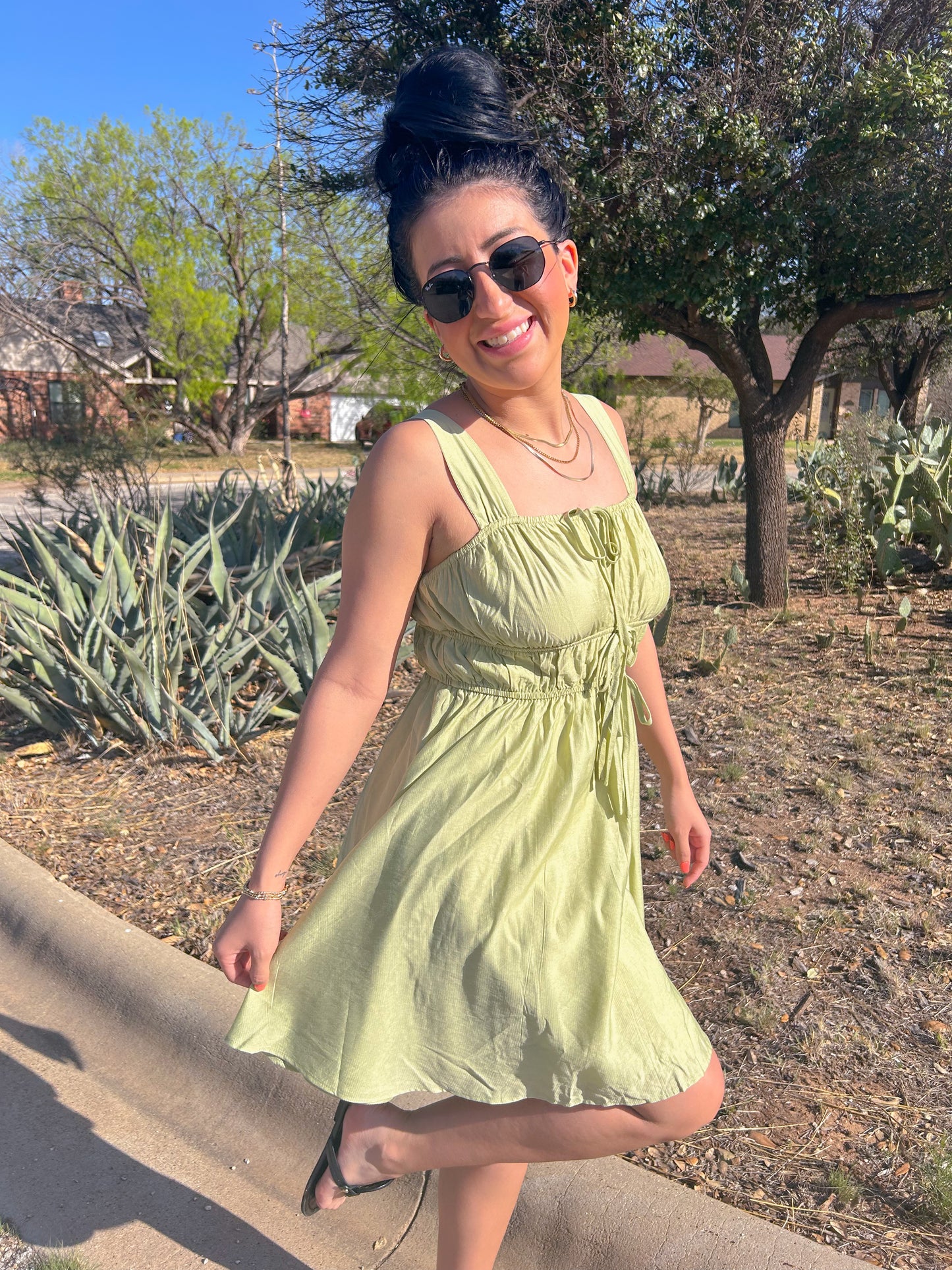 Sage Mini Dress
