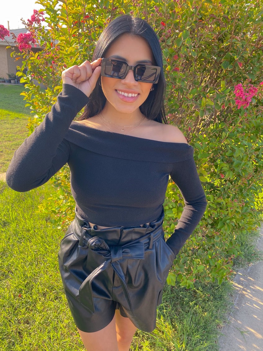 Luna Leather Shorts